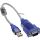 InLine USB zu RS-232 Adapterkabel mit Ferrit, USB-A auf 9pol Sub-D