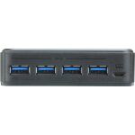 ATEN US3344 USB 3.2 Gen1 Switch, 4-Port Umschalter zur...
