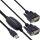 InLine USB 2.0 zu 2x Seriell Adapterkabel Stecker A an 2x 9pol SubD ST, 1,5m