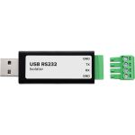 InLine 33307B Serieller Konverter/Repeater/Isolator USB 2.0 RS-232 Schwarz