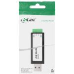 InLine USB zu Seriell RS485 Konverter mit Isolator, USB-A auf 4pol Terminal