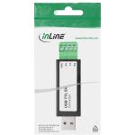 InLine USB zu TTL 5V Konverter, FTDI FT232RNL, USB-A auf 4pol Schraubklemme