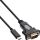 InLine USB zu Ser, Adapterkabel, USB-C an 9pol Sub D Stecker, mit 9-25pol Adap.