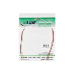 InLine Lüfterkabel Verlängerung, 3pol Molex Stecker/Buchse, Tachosignal, 2m