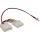InLine Lüfter Adapterkabel, 3pol Lüfter an 4pol Netzteil 12V, 0,15m