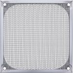 InLine Lüftergitter, Aluminium Filter, 120 x 120 mm, silber