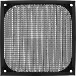 InLine Lüftergitter, Aluminium Filter, 120 x 120 mm, schwarz
