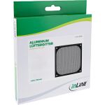 InLine Lüftergitter, Aluminium Filter, 120 x 120 mm, schwarz