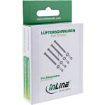 InLine Lüfterschrauben Set, für 25mm Lüfter