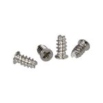 InLine Lüfterschrauben, 5,0x10,0mm, silbern, bulk 2000er Pack