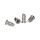 InLine Lüfterschrauben, 5,0x10,0mm, silbern, bulk 2000er Pack