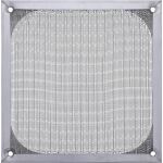 InLine Lüftergitter, Aluminium Filter, 140 x 140 mm, silber