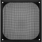 InLine Lüftergitter, Aluminium Filter, 140 x 140 mm, schwarz