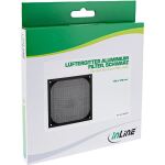 InLine Lüftergitter, Aluminium Filter, 140 x 140 mm, schwarz