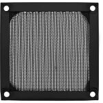 InLine Lüftergitter, Aluminium Filter, 80 x 80 mm, schwarz