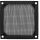 InLine Lüftergitter, Aluminium Filter, 80 x 80 mm, schwarz