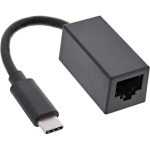 InLine USB 3.2 Netzwerkadapter Kabel, Gigabit Netzwerk, USB-C