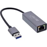 InLine USB 3.2 Netzwerkadapter Kabel, USB-A zu RJ45 Gigabit Netzwerk