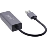 InLine USB 3.2 Netzwerkadapter Kabel, USB-A zu RJ45 Gigabit Netzwerk