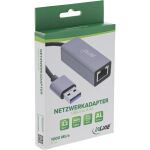 InLine USB 3.2 Netzwerkadapter Kabel, USB-A zu RJ45 Gigabit Netzwerk