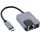 InLine USB-C 3-in-1 Adapter, Gigabit, Audio, PD 3.0