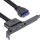 InLine Slotblech USB 3.2 Gen.1, 2x USB-A Buchse auf intern Mainboard 0,5m