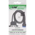 InLine USB 3.2 Gen.1 Kabel, Mainboard intern zu 2x USB-A Buchse, 0,45m