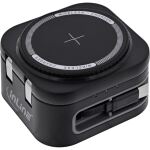 InLine 3in1 Wireless Charger, 15W Qi MagSafe kompatibel, 0,8m Kabel