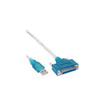 InLine USB zu 25pol parallel, Drucker-Adapterkabel, 1,8m