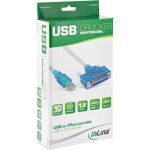 InLine USB zu 25pol parallel, Drucker-Adapterkabel, 1,8m