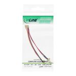 InLine Lüfter Adapterkabel, 3pol Molex BU an 2x 3pol Molex ST, 100er Pack