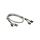 InLine USB 2.0 Verl., intern, 2x 4pol Pfostenstecker / Pfostenbuchse, 0,60m
