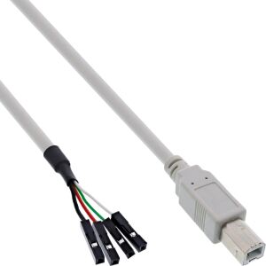 InLine USB 2.0 Anschlusskabel, Stecker B auf Pfostenanschluss, 0,40m
