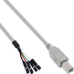 InLine USB 2.0 Anschlusskabel, Stecker B auf Pfostenanschluss, 0,40m