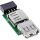 InLine USB 2.0 Adapter, 2x Buchse A auf Pfostenanschluss