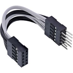 InLine USB 2.0 Verl., intern, 2x 5pol Pfostenstecker auf Pfostenbuchse, 0,05m