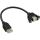 InLine USB 2.0 Adapterkabel, Buchse A auf Einbaubuchse B, 0,20m