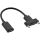 InLine USB 3.2 Gen.2 Adapterkabel, Buchse C auf Einbaubuchse C, 0,20m