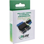 InLine USB 3.0 Adapter, 2x Buchse A auf Pfostenanschluss