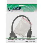 InLine USB 3.0 Adapterkabel, Buchse A auf Einbaubuchse A, 0,20m