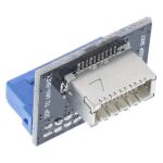 InLine USB 3.0 zu USB 3.1 Frontpanel Key-B Adapter gerade intern