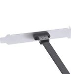 InLine PCI Slotblende, USB-C zu USB 3.2 Frontpanel Key-A intern, 0,3m