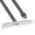 InLine PCI Slotblende, USB-C zu USB 3.2 Frontpanel Key-A intern, 0,5m