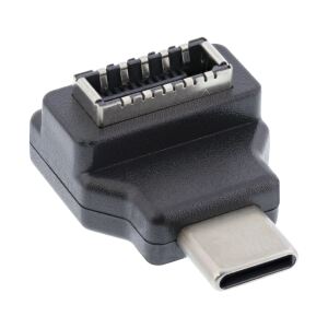 InLine USB 3.2 Adapter, USB-C Stecker zu intern USB-E Frontpanel Buchse