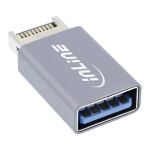 InLine USB 3.2 Adapter, intern USB-E Frontpanel Stecker zu USB-A Buchse