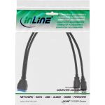 InLine USB 3.0 Adapterkabel, 2x Stecker A auf Pfostenanschluss 19pol, 0,40m