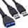 InLine USB 3.0 Adapterkabel, 2x Stecker A auf Pfostenanschluss 19pol, 0,40m