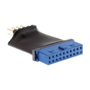 InLine USB 3.0 zu 2.0 Adapter intern, USB 3.0 19pol auf USB 2.0 Pfostenstecker