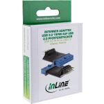 InLine USB 3.0 zu 2.0 Adapter intern, USB 3.0 19pol auf USB 2.0 Pfostenstecker