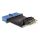 InLine USB 3.0 zu 2.0 Adapter intern, USB 3.0 19pol auf USB 2.0 Pfostenstecker